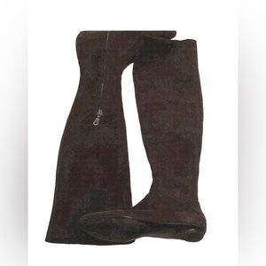 SIGERSON MORRISON Over the Knee Brown Suede Boots